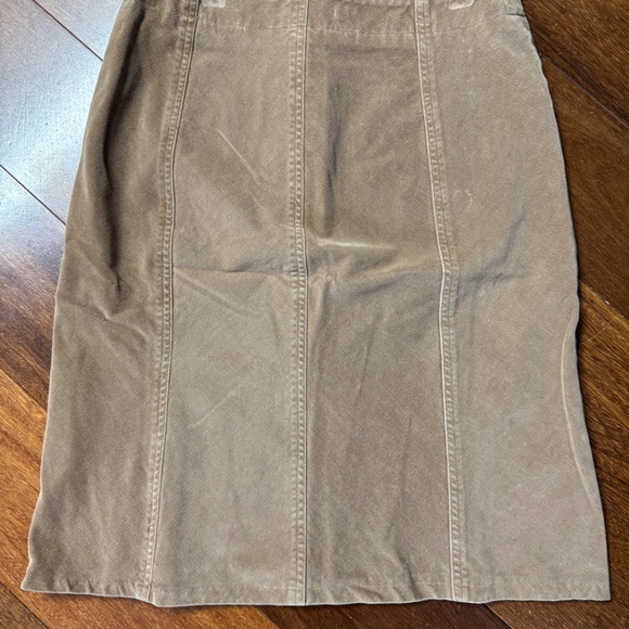 The Limited Stretch Brown Midi Corderoy Skirt - Sz 8 - Picture 2 of 2